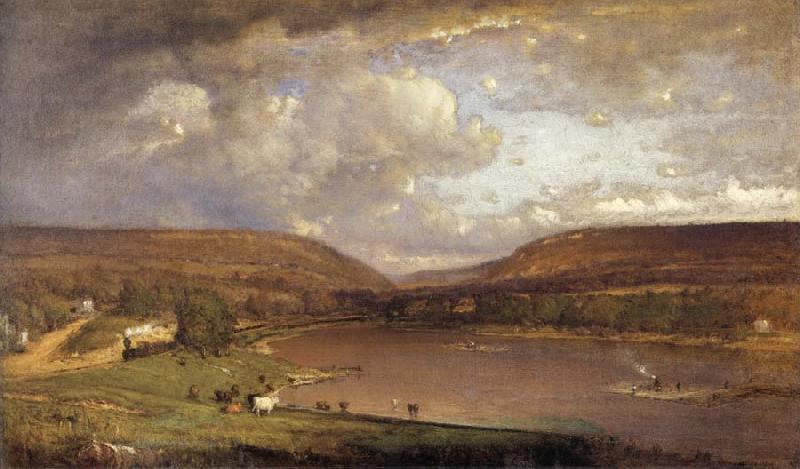 George Inness On the Delaware River Germany oil painting art